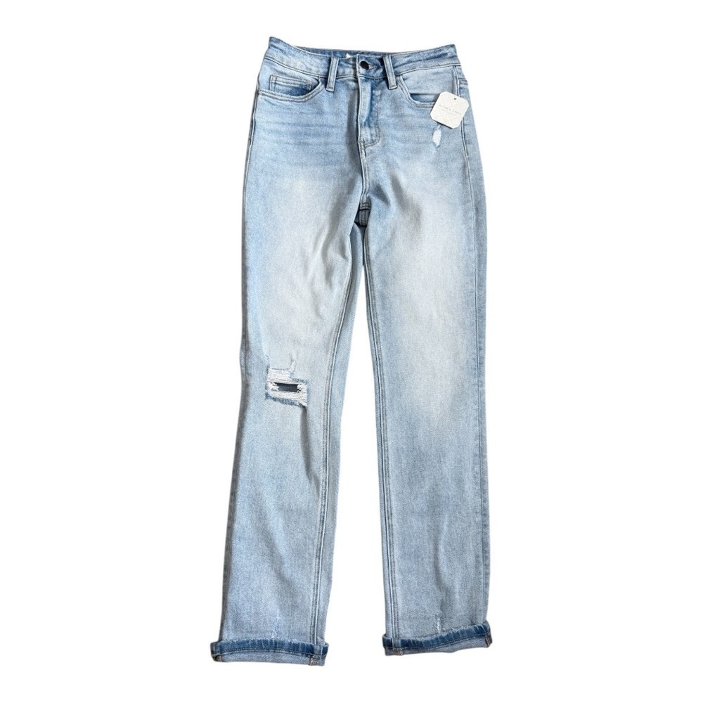 Light Blue Distressed Women's Jeans
